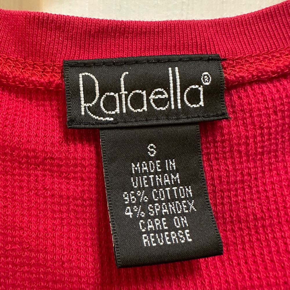 Rafaella Red Twin Set Tank And Zip Jacket Size Small Women’s - Picture 6 of 7